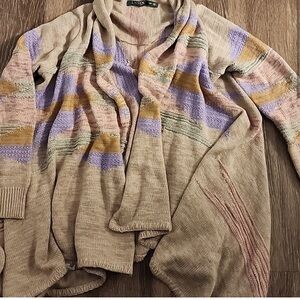 Aztec Print Wool Blend Ralph Lauren Cardigan